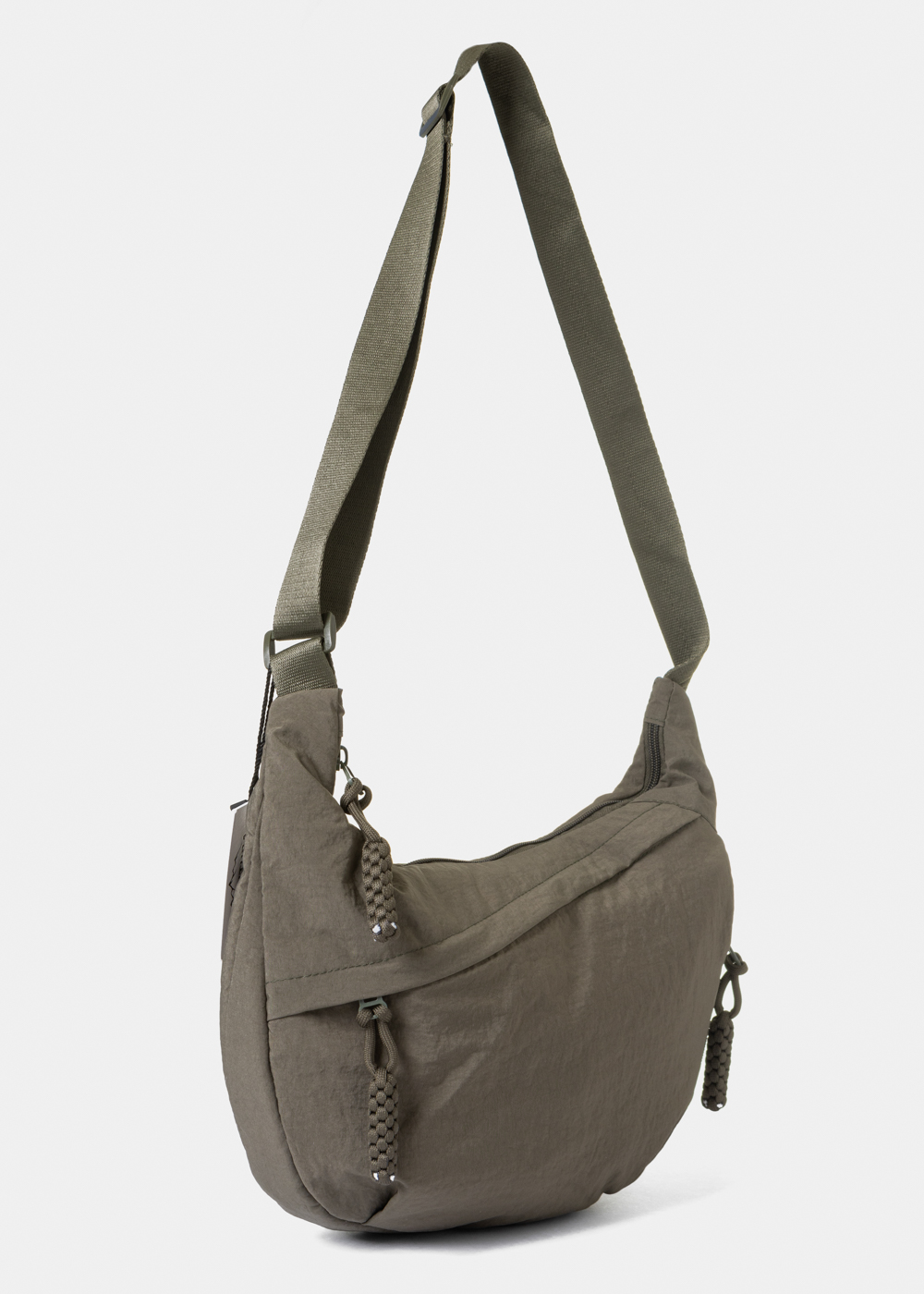 Khaki Muti-Pocket Crossbody Technical Bag 